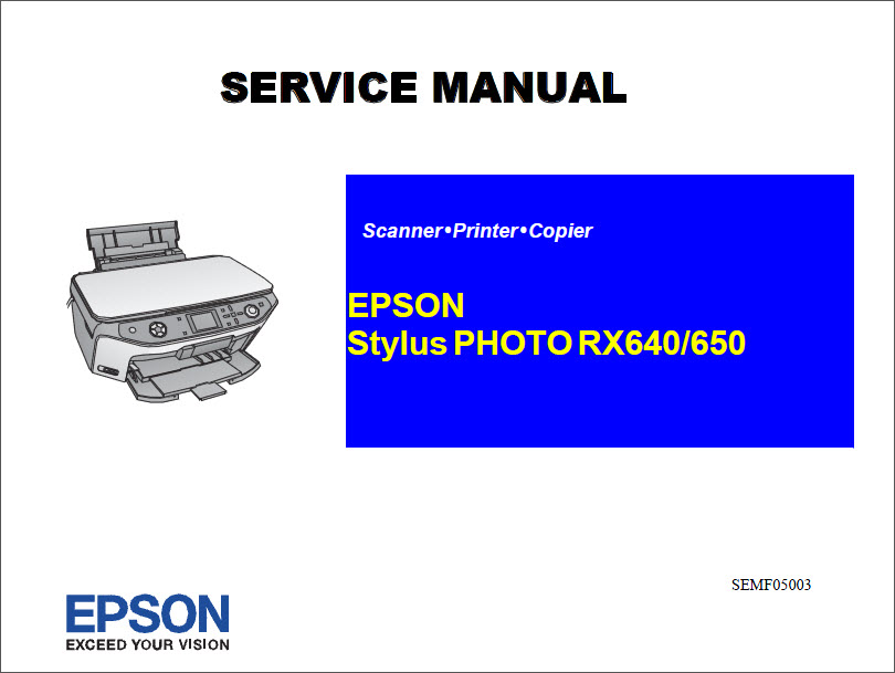 EPSON RX640_650 Service Manual-1 EPSON RX640_650 Service Manual-1